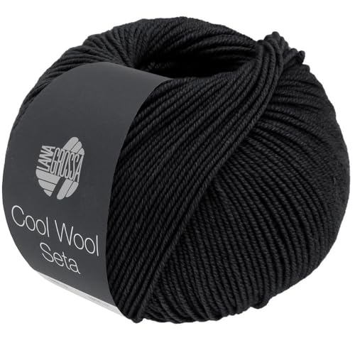 LANA GROSSA Cool Wool Seta | Cool Wool Klassiker mit Seidenanteil | Handstrickgarn aus 80% Schurwolle (Merino extrafein) & 20% Seide | 50g Wolle zum Stricken & Häkeln | 160m Garn FB 18 LANA GROSSA Cool Wool Seta | Cool Wool Klassiker mit Seidenanteil | Handstrickgarn aus 80% Schurwolle (Merino extrafein) & 20% Seide | 50g Wolle zum Stricken & Häkeln | 160m Garn FB 18 von Lana Grossa