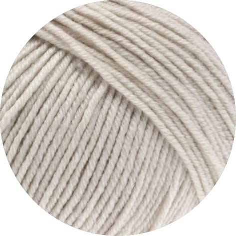 Lana Grossa Cool Wool Uni/Mélange 7147 - Natur meliert von Lana Grossa