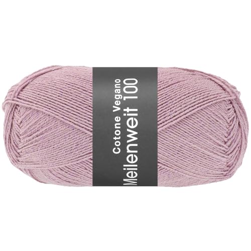 Meilenweit 100g Cotone Vegano 17 - Altrosa von Lana Grossa