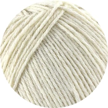 Lana Grossa MEILENWEIT 6-Fach 150g Spezial Uni 9228 - Natur von Lana Grossa