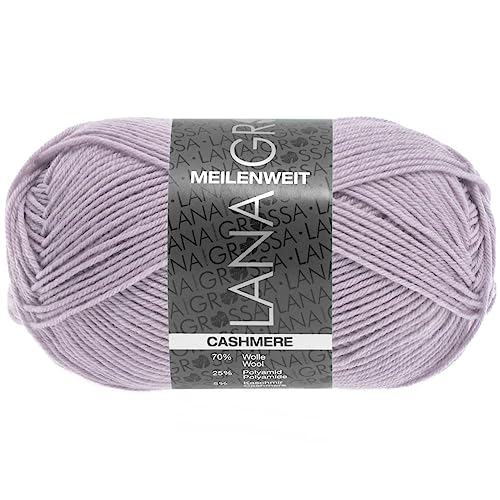 Lana Grossa Meilenweit 50 Cashmere 036 Pastellrosa 50g von Lana Grossa