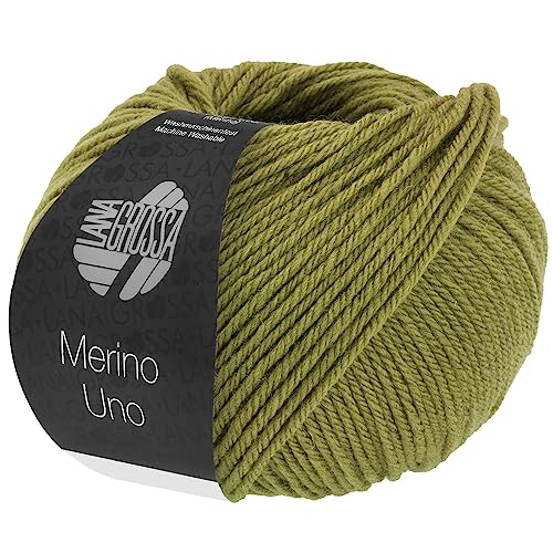 Lana Grossa Merino Uno 64 - Oliv von Lana Grossa