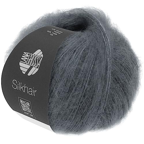 LANA GROSSA Silkhair | Feines Lace-Garn aus Superkid Mohair mit Seide | Handstrickgarn aus 70% Mohair (Superkid) & 30% Seide | 25g Wolle zum Stricken & Häkeln | 210m Garn FB 12 LANA GROSSA Silkhair | Feines Lace-Garn aus Superkid Mohair mit Seide | Handstrickgarn aus 70% Mohair (Superkid) & 30% Seide | 25g Wolle zum Stricken & Häkeln | 210m Garn FB 12 von Lana Grossa