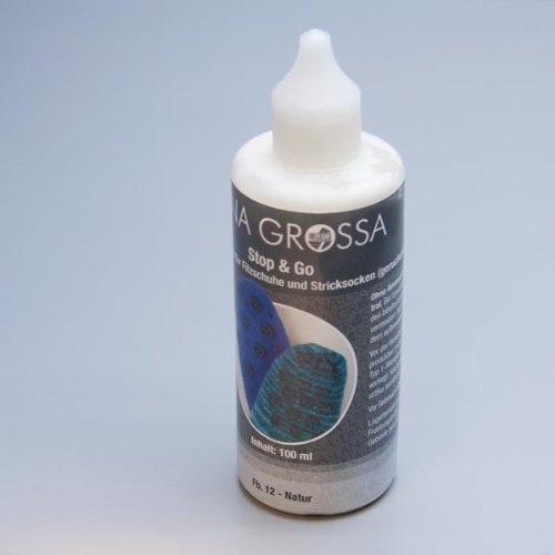 Vloeibare Latex voor Antislip Zolen Natuur 100 ml von Lana Grossa