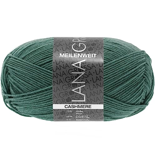 Meilenweit 50g Cashmere 54 - Lorbeergrün von Lana Grossa