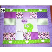 Baby Blanket, Quilt, Patchworkdecke, Krabbeldecke, Kinderdecke, Decke Nach Ihrem Wunsch Änderungen Ohne Aufpreis von LanaBW