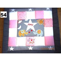 Krabbeldecke, Kinderdecke, Patchworkdecke Elefant von LanaBW