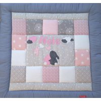 Patchworkdecke, Krabbeldecke Hasen Patchworkdecke, Krabbeldecke Hasen von LanaBW