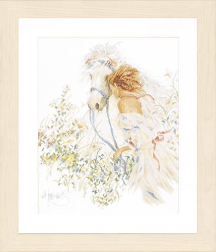 Lanarte Kreuzstich Stickpackungen Gezählter Kreuzstichbilder Set PFERD UND BLUMEN Wanddekoration Handarbeit Set für Erwachsene 39 x 49 cm DIY Deko Bastelset Handwerker Kreative Geschenkset Lanarte Kreuzstich Stickpackungen Gezählter Kreuzstichbilder Set PFERD UND BLUMEN Wanddekoration Handarbeit Set für Erwachsene 39 x 49 cm DIY Deko Bastelset Handwerker Kreative Geschenkset von Lanarte