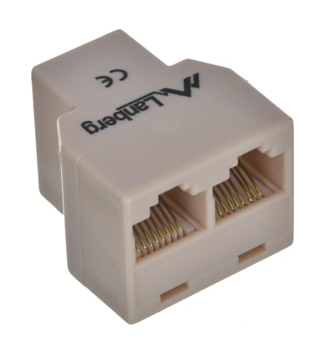 ADAPTADOR Splitter LANBERG AD-RJ45-2RJ45-OU - RJ45 HEMBRA A 2*RJ45 HEMBRA - SIN BLINDAJE von Lanberg
