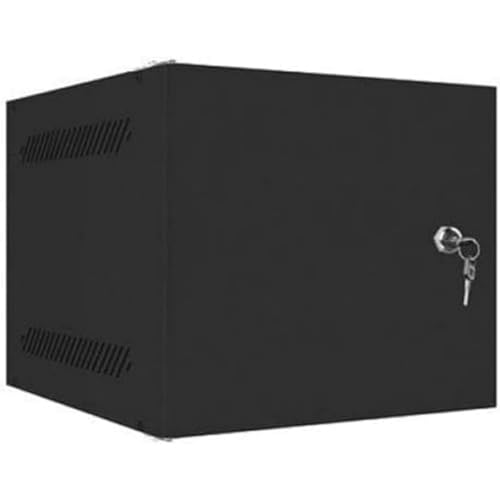 LANBERG 10 Wall-Mounted Rack Cabinet 4U (280X310 Black) von Lanberg