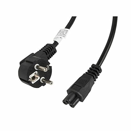 Lanberg CA-C5CA-11CC-003-BK CEE 7/7 Schuko-Stecker auf Iec 320 C5 Buchse Netzkabel Laptop VDE, 3m schwarz von Lanberg
