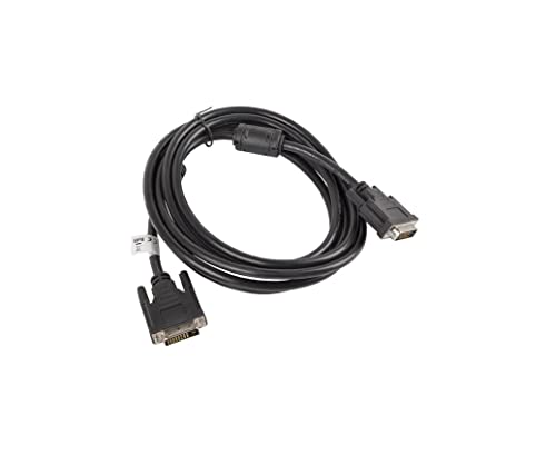 Lanberg CA-DVID-10CC-0030-BK Dvi-D (24+1Pol) Stecker auf Dvi-D (24+1Pol) Stecker Dual Link Kabel, 3m schwarz von Lanberg