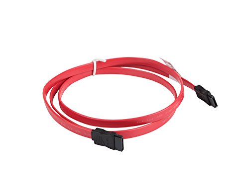 Lanberg CA-SASA-10CU-0100-R Sata Data Steckers III (7Pol) Kabel, 1m rot von Lanberg