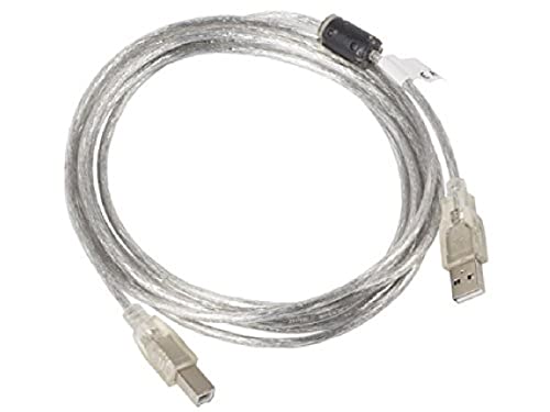 Lanberg CA-USBA-12CC-0030-TR USB 2.0 A-Stecker auf USB 2.0 B-Stecker Kabel mit Ferritenkern Durchsichtig, 3m klar Lanberg CA-USBA-12CC-0030-TR USB 2.0 A-Stecker auf USB 2.0 B-Stecker Kabel mit Ferritenkern Durchsichtig, 3m klar von Lanberg