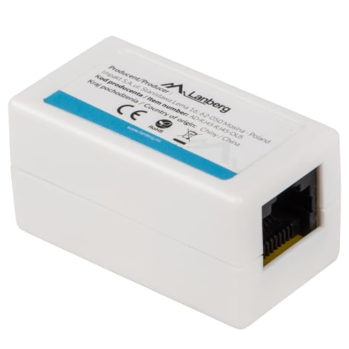 Lanberg Netzwerkstecker RJ45 Inline Kupplung Cat.6 Lanberg Netzwerkstecker RJ45 Inline Kupplung Cat.6 von Lanberg