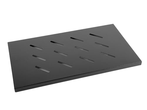 Lanberg 19" Festes Regal 1u/ 465x315mm max. Tragfähigkeit bis 120kg schwarz von Lanberg