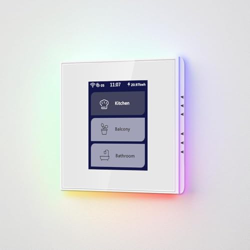 LANBON L8-HS Smart Lichtschalter 1/2/3 Gang, Wlan LCD Touch Screen Smart Schalter für Homekit/Tuya Smart Life APP, Lichtschalter mit Alexa,Google Assistant, Erforderlich Neutralleiter,Weiß LANBON L8-HS Smart Lichtschalter 1/2/3 Gang, Wlan LCD Touch Screen Smart Schalter für Homekit/Tuya Smart Life APP, Lichtschalter mit Alexa,Google Assistant, Erforderlich Neutralleiter,Weiß von Lanbon