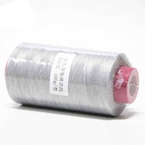 100g/roll Leitfähiges Stickgarn Touch Screen Handschuh Fingerspitze Antistatisches Computer Stickgarn 32S/2 Nähgarn-1 von Lancelink