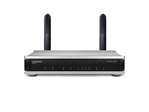 LANCOM 1781EW+ Business-VPN-Router mit IEEE 802.11n WLAN (450 MBit/s), IPSec-VPN (5 Kanäle/optional 25), 4-fach Gigabit Ethernet-Switch (IEEE 802.3az), QoS von Lancom