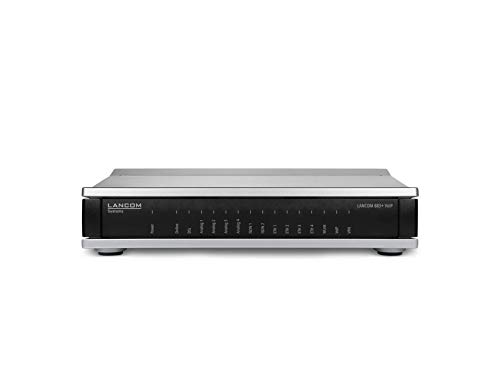 LANCOM 883+ Business-VoIP-Router (EU) mit VDSL-Supervectoring-Modem (abwärtskompatibel zu VDSL2 / ADSL2+), IEEE 802.11n WLAN, IPSec-VPN (3 Kanäle), 2x ISDN (TE/NT + NT), 4x analog von Lancom