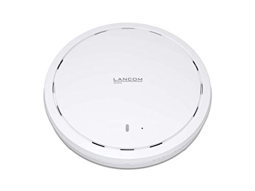 LANCOM LW-600 (WW) WiFi-6 Access Point mit bis zu 1775 MBit/s im Rauchmelder-Design, Zwei integrierte Antennen, PoE (IEEE 802.3af), Dual Concurrent WLAN (2,4 & 5 GHz) 2x2 MU-MIMO, Weiß von Lancom