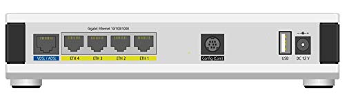 LANCOM 62110 1790VA (EU), Business-Router, VDSL2/ADSL2+-Modem (VDSL-Supervectoring), 4x GE-Ports LANCOM 62110 1790VA (EU), Business-Router, VDSL2/ADSL2+-Modem (VDSL-Supervectoring), 4x GE-Ports von Lancom