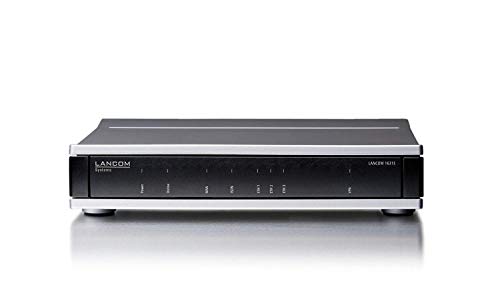 Lancom Systems 61082 - Router / LANCOM 1631E / VPN-Router / 4x 10/100/1000TX / 1x ISDN S0 / 1x USB / 1x COM / Load Balancing / QoS / inkl. 3 IPSec Lizenzen / Nachfolger v. 1611+ (LS61137) von Lancom