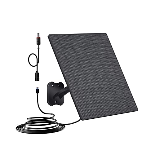 Lancoon 10W Solarpanel für Überwachungskameras IP66 wasserdicht mit 3m Kabel USB C & DC 5.5x2.1mm Anschlüsse verstellbare Halterung für Outdoor Kamera Lancoon 10W Solarpanel für Überwachungskameras IP66 wasserdicht mit 3m Kabel USB C & DC 5.5x2.1mm Anschlüsse verstellbare Halterung für Outdoor Kamera von Lancoon