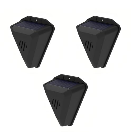 Lancoon 3-Pack Solar Power Bird Alarm Repellent IP55 Wasserdicht 360° Umfassender Schutz Mehrere Geräusche Laute Abschreckungsvögel von Ihrem Eigentum Geeignet für Garten im Freien Lancoon 3-Pack Solar Power Bird Alarm Repellent IP55 Wasserdicht 360° Umfassender Schutz Mehrere Geräusche Laute Abschreckungsvögel von Ihrem Eigentum Geeignet für Garten im Freien von Lancoon