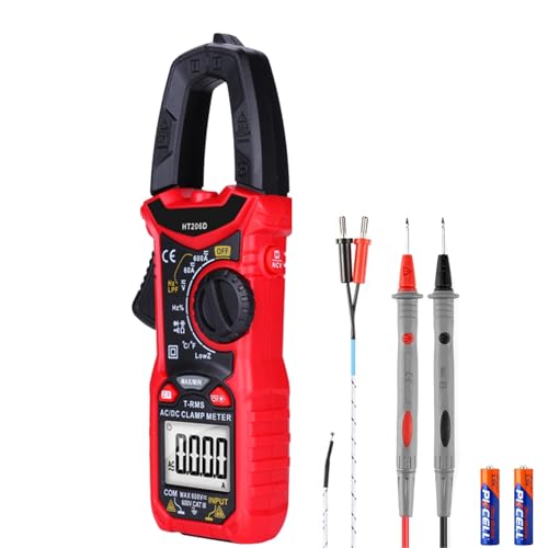 Lancoon Digitales Stromzangenmessgerät Multimeter TRMS 6000 Counts Spannungsprüfer AC Strom AC/DC Spannung NCV Kontinuität Kapazität Widerstand Frequenz Hz Temperaturprüfer Lancoon Digitales Stromzangenmessgerät Multimeter TRMS 6000 Counts Spannungsprüfer AC Strom AC/DC Spannung NCV Kontinuität Kapazität Widerstand Frequenz Hz Temperaturprüfer von Lancoon