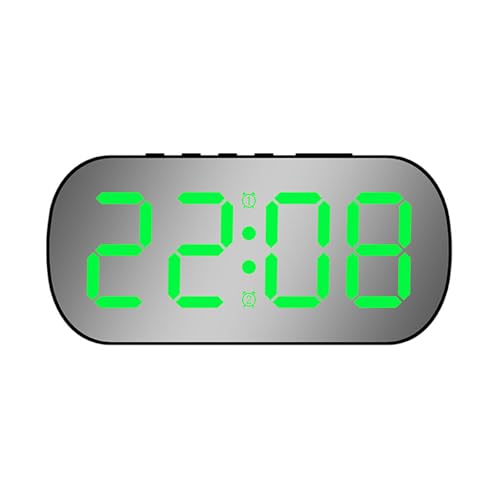 Lancoon Elektronischer Spiegelwecker mit Nachtmodus 5 Helligkeitsstufen Temperatur Datum Dual Alarm Snooze Desktop Einfach für Haus Schlafzimmer Studenten Kinder Lancoon Elektronischer Spiegelwecker mit Nachtmodus 5 Helligkeitsstufen Temperatur Datum Dual Alarm Snooze Desktop Einfach für Haus Schlafzimmer Studenten Kinder von Lancoon