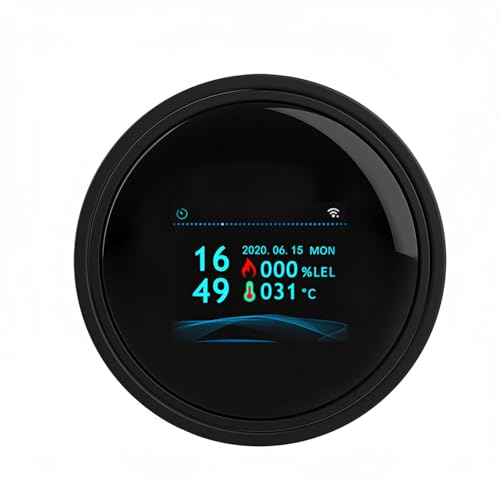Lancoon Intelligenter Gasalarm-Detektor Kompatibel mit Tuya WiFi Erdgas-Sensor mit App-Benachrichtigungen Digitaler LCD-Bildschirm Für Zuhause Gasleckage-Sensor Überwachung in Echtzeit Lancoon Intelligenter Gasalarm-Detektor Kompatibel mit Tuya WiFi Erdgas-Sensor mit App-Benachrichtigungen Digitaler LCD-Bildschirm Für Zuhause Gasleckage-Sensor Überwachung in Echtzeit von Lancoon