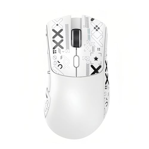 Lancoon Kabellose Gaming Maus mit 18000 DPI einstellbar 3 Modi Anschluss PU Sticker Ergonomisches Design PAW3311 Sensor für PC Computer Laptop Büro Gamer von Lancoon