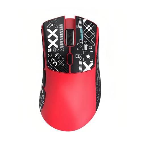 Lancoon Kabellose Wiederaufladbare Maus mit 18000 DPI Adjustable 3 Modes Connection PU Sticker Ergonomisches Design PAW3311 Sensor Gaming für PC Computer Laptop Office Gamer Lancoon Kabellose Wiederaufladbare Maus mit 18000 DPI Adjustable 3 Modes Connection PU Sticker Ergonomisches Design PAW3311 Sensor Gaming für PC Computer Laptop Office Gamer von Lancoon