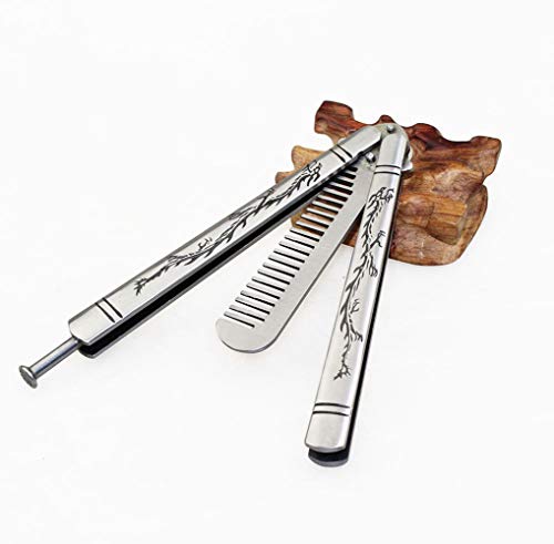 Lancoon Kampfkunst Praxis Trainer Stahl Messer Werkzeug Titanium Schmetterlings Messer Ventilator Messer Lancoon Kampfkunst Praxis Trainer Stahl Messer Werkzeug Titanium Schmetterlings Messer Ventilator Messer von Lancoon