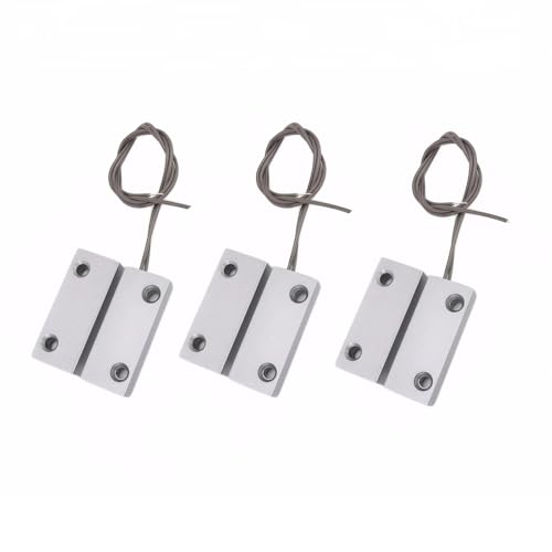 Lancoon Metall Kontakt Magnetkontakt Trockenreedkontakt 3er Pack Alarmsystem Tür Fenster Sensor Detektor mit 3 Drähten NO NC Anwendungen Oberflächenmontage Magnetkontakt für Garagen Lagerhaustür Lancoon Metall Kontakt Magnetkontakt Trockenreedkontakt 3er Pack Alarmsystem Tür Fenster Sensor Detektor mit 3 Drähten NO NC Anwendungen Oberflächenmontage Magnetkontakt für Garagen Lagerhaustür von Lancoon