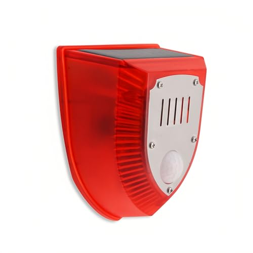 Lancoon Solar-Sicherheits-Alarm beleuchtet Bewegungssensor 129dB Laute IP65 wasserdichte Licht Strobe Licht Warnung Lampe Gunshot Sounds, Bellen Sound für Hof Scheune im Freien Lancoon Solar-Sicherheits-Alarm beleuchtet Bewegungssensor 129dB Laute IP65 wasserdichte Licht Strobe Licht Warnung Lampe Gunshot Sounds, Bellen Sound für Hof Scheune im Freien von Lancoon