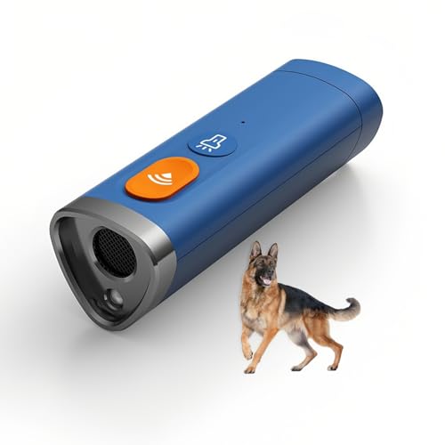 Lancoon Ultraschall Anti-Bell-Gerät mit Flashlight Modus Hund Repeller Wiederaufladbar Lang Anhaltende Verhaltenstraining Einfach zu Verwenden für Hunde Indoor Outdoor von Lancoon