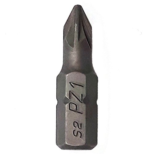 Bits Schrauberbits Phillips PH Pozidriv PZ 1 2 3 Torx TX T10 T15 T20 T25 T27 T30 T40 Schlitz Sechskant Bit Bithalter nach Auswahl (10, PZ1 25mm) von Land-Haus-Shop