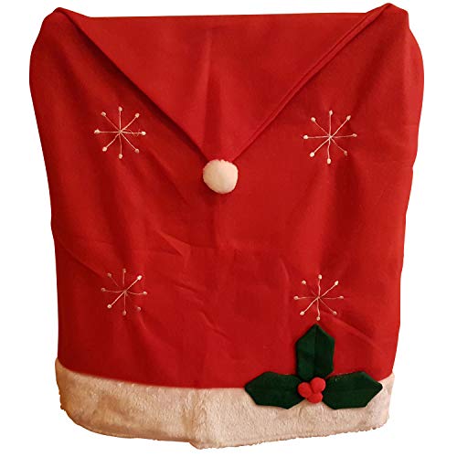 Land-Haus-Shop Weihnachts Sitzbezug, Stuhl Überzug Weihnachten, Weihnachts Stuhl Bezug (LHS) von Land-Haus-Shop