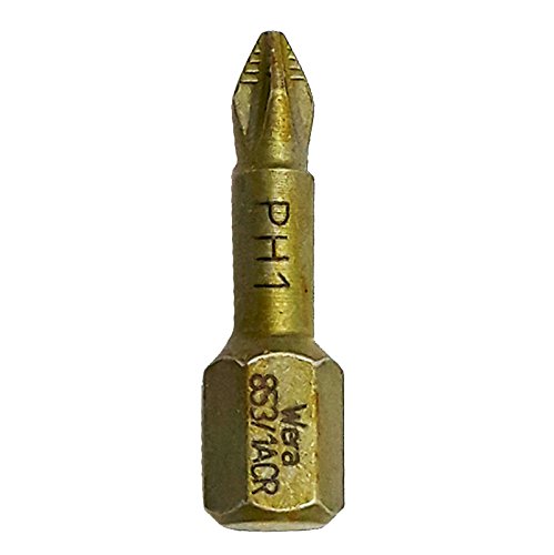 Torsion Bits Schrauberbits Phillips PH1 PH2 PH3 Pozidriv PZ1 PZ2 PZ3 Bit Halter nach Auswahl (5, PH1 25mm) von Land-Haus-Shop