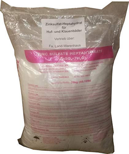 Land-Warenhaus Zinksulfat - Heptahydrat im 25 kg Sack zur Huf- und Klauenpflege von Land-Warenhaus