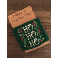 Gehäkelter Kaffeewärmer, Weihnachtskaffeetasse, Gehäkelter Weihnachtsgeschenk, Gemütliches Kaffeetassen von LandOfKnots