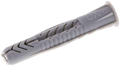 FISCHER Dübel, UX8 mit Rand, 100er Pack Ausführung:mit Rand Bohrer Ø:8mm min. Bohrlochtiefe:60mm FISCHER Dübel, UX8 mit Rand, 100er Pack Ausführung:mit Rand Bohrer Ø:8mm min. Bohrlochtiefe:60mm von Landefeld