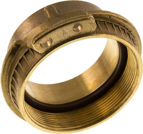 Tankwagenkupplung Vaterteil G 3", Messing Werkstoff:Messing DN:80mm Gewinde innen:G 3" von Landefeld