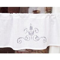 Scheibengardine Boho Shabby Chic Leinen Vorhang Gardine Aus Bedruckt Print Scheibengardine Boho Shabby Chic Leinen Vorhang Gardine Aus Bedruckt Print von Landhausgardinen