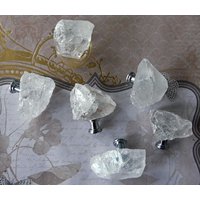 Kristall Edelstein Schublade Pull Knobs Custom Pulls X Qualty Natural Raw Atemberaubende von LandiDesigns