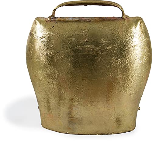 Landkaufhaus Mayer Flachmaulschelle feuerverkupfert | Kuhglocke | Glocke für Schafe, Kühe, Ziegen | Krampus | Glocke | Schafglocke | Ziegenglocke versch. Größen (7 cm) von Landkaufhaus Mayer