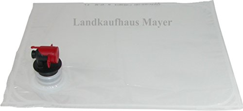 Landkaufhaus Mayer 25 Stück Bag in Box Beutel 3 Liter, Saftschläuche, Saftbeutel (25 x 3 Liter) von Landkaufhaus Mayer